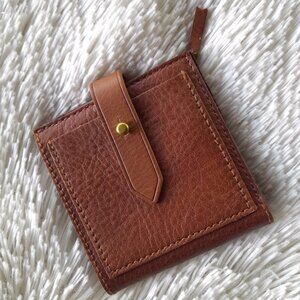 Madewell Brown Leather Bifold Wallet